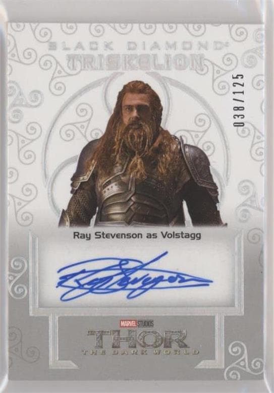 Ray Stevenson as Volstagg #T-RS — 2021 Marvel Black Diamond