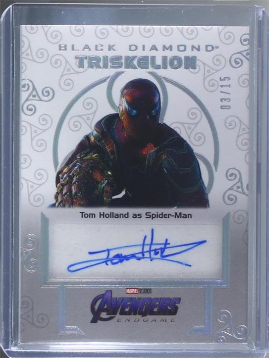 Tom Holland as Spider-Man #T-TH — 2021 Marvel Black Diamond