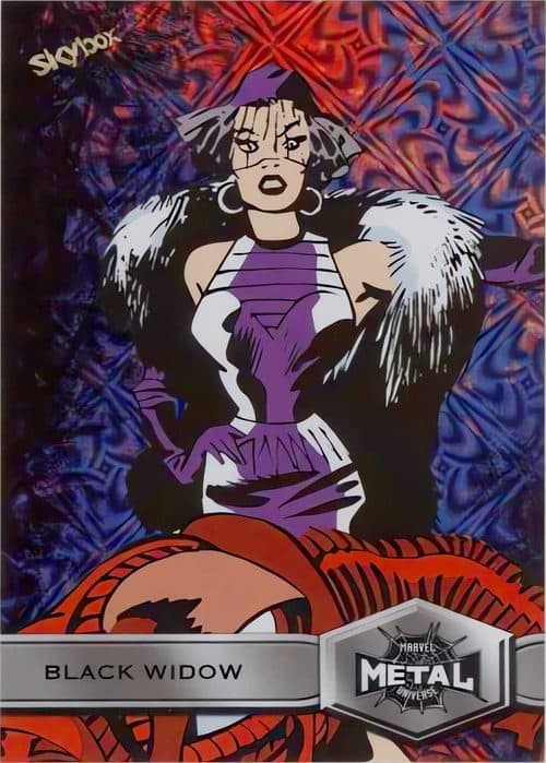 Black Widow #113 — 2021 Upper Deck Marvel Metal Universe Spider-Man