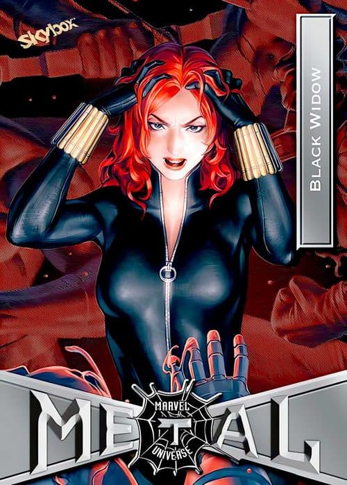 Black Widow #13 — 2021 Upper Deck Marvel Metal Universe Spider-Man