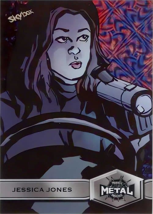 Jessica Jones #140 — 2021 Upper Deck Marvel Metal Universe Spider-Man