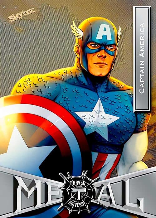Captain America #16 — 2021 Upper Deck Marvel Metal Universe Spider-Man