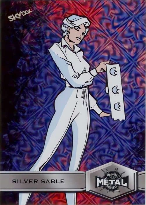 Silver Sable #181 — 2021 Upper Deck Marvel Metal Universe Spider-Man