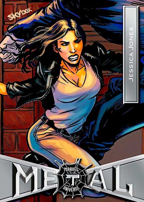 Jessica Jones #40 — 2021 Upper Deck Marvel Metal Universe Spider-Man