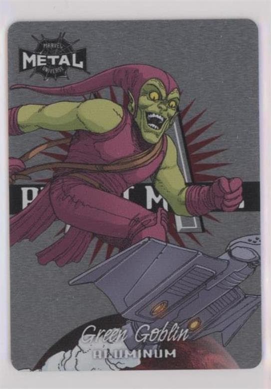 Green Goblin #4 OF 20 PM — 2021 Upper Deck Marvel Metal Universe Spider-Man