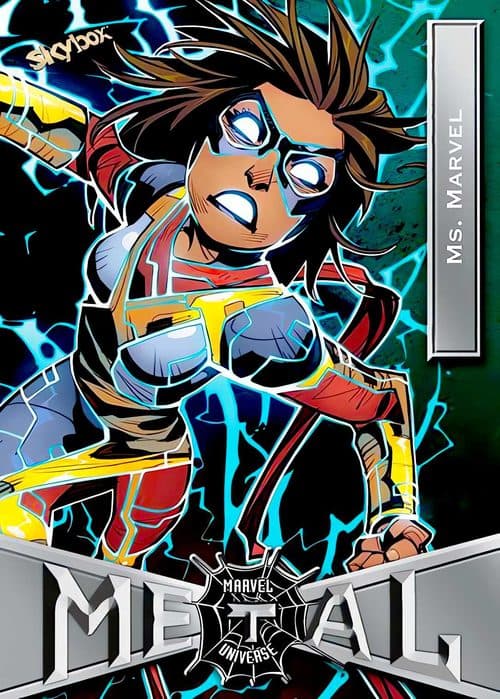 Ms. Marvel #59 — 2021 Upper Deck Marvel Metal Universe Spider-Man