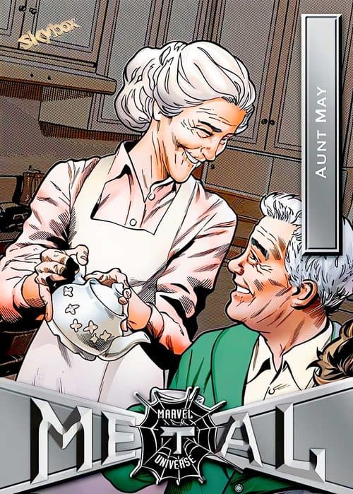 Aunt May #6 — 2021 Upper Deck Marvel Metal Universe Spider-Man