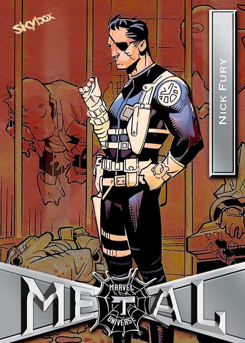 Nick Fury #61 — 2021 Upper Deck Marvel Metal Universe Spider-Man