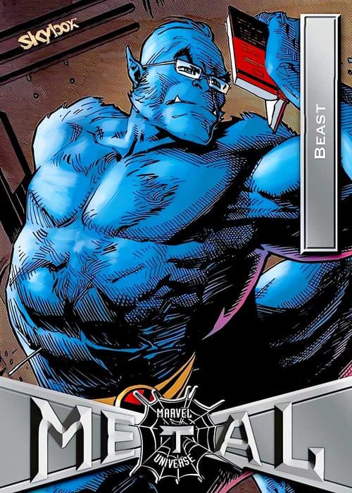 Beast #7 — 2021 Upper Deck Marvel Metal Universe Spider-Man