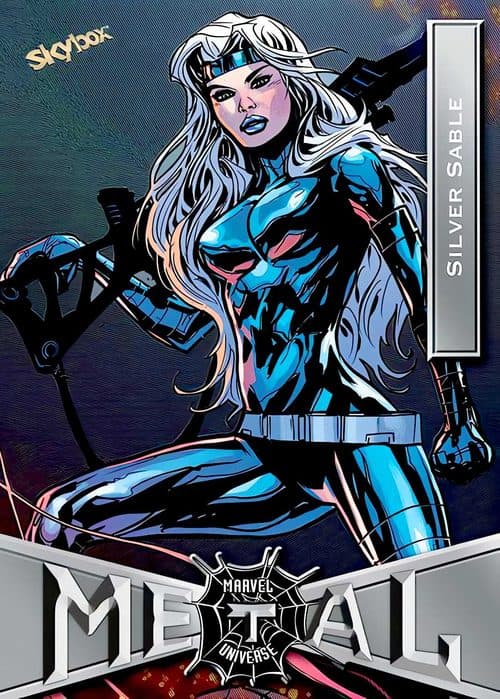Silver Sable #81 — 2021 Upper Deck Marvel Metal Universe Spider-Man