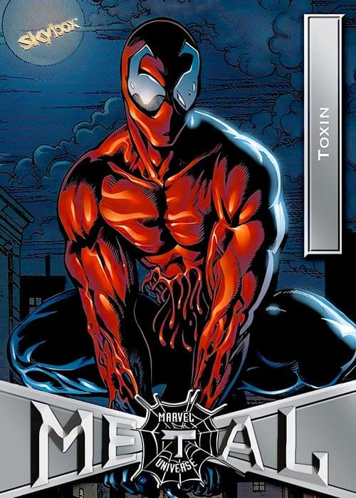Toxin #92 — 2021 Upper Deck Marvel Metal Universe Spider-Man