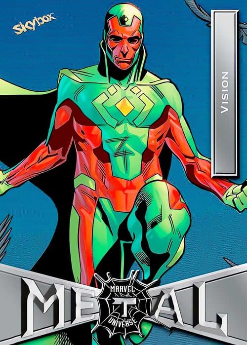 Vision #94 — 2021 Upper Deck Marvel Metal Universe Spider-Man
