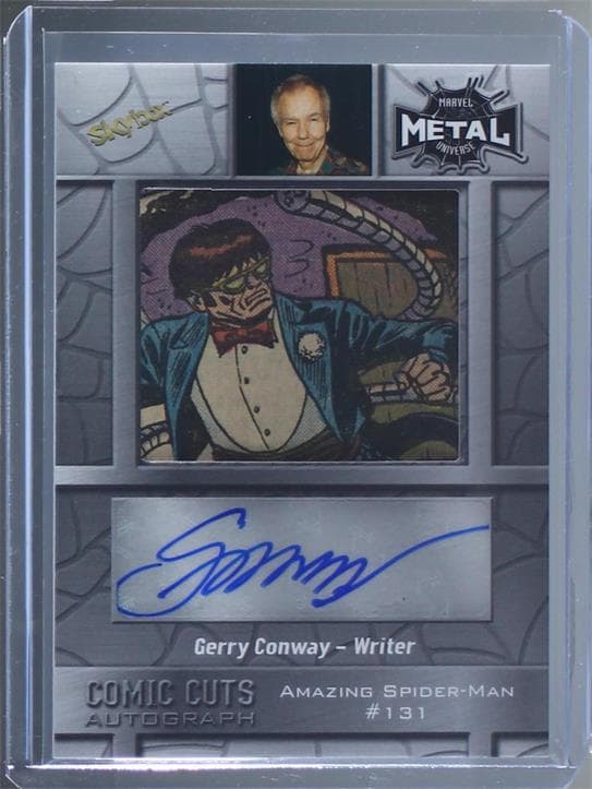 Gerry Conway - Writer, Spider-Man #131 #CCA-GCSM131 — 2021 Upper Deck Marvel Metal Universe Spider-Man