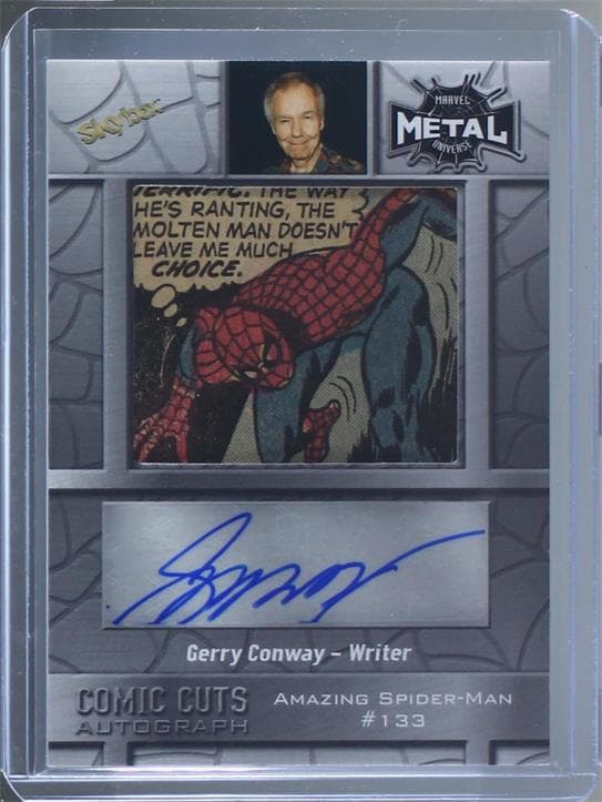 Gerry Conway - Writer, Spider-Man #133 #CCA-GCSM133 — 2021 Upper Deck Marvel Metal Universe Spider-Man