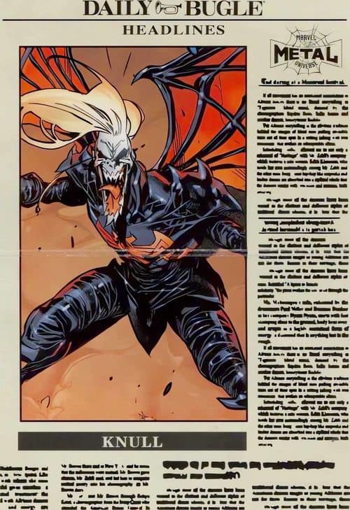 Knull #DB-10 — 2021 Upper Deck Marvel Metal Universe Spider-Man
