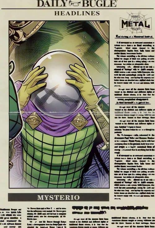 Mysterio #DB-11 — 2021 Upper Deck Marvel Metal Universe Spider-Man