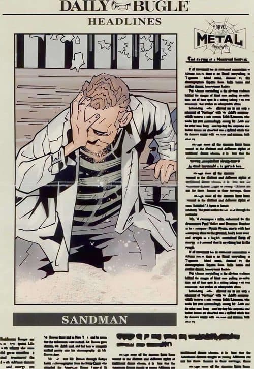 Sandman #DB-13 — 2021 Upper Deck Marvel Metal Universe Spider-Man