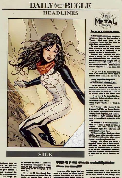 Silk #DB-14 — 2021 Upper Deck Marvel Metal Universe Spider-Man
