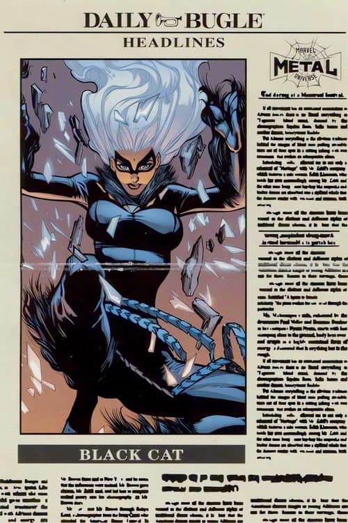 Black Cat #DB-2 — 2021 Upper Deck Marvel Metal Universe Spider-Man