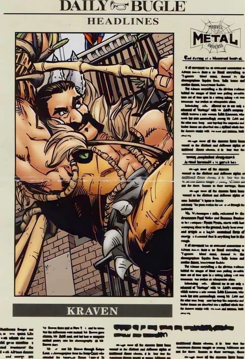Kraven #DB-25 — 2021 Upper Deck Marvel Metal Universe Spider-Man