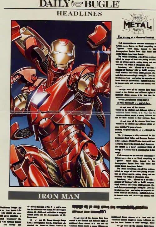 Iron Man #DB-8 — 2021 Upper Deck Marvel Metal Universe Spider-Man