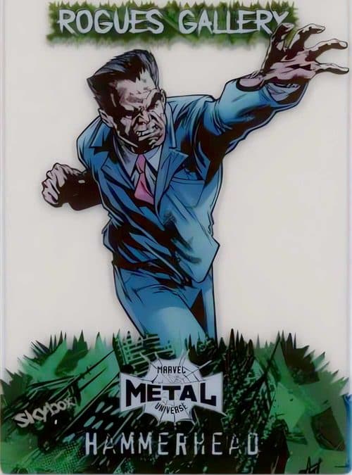 Hammerhead #RG-10 — 2021 Upper Deck Marvel Metal Universe Spider-Man