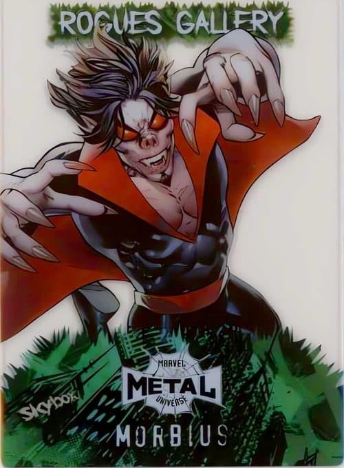 Morbius #RG-18 — 2021 Upper Deck Marvel Metal Universe Spider-Man