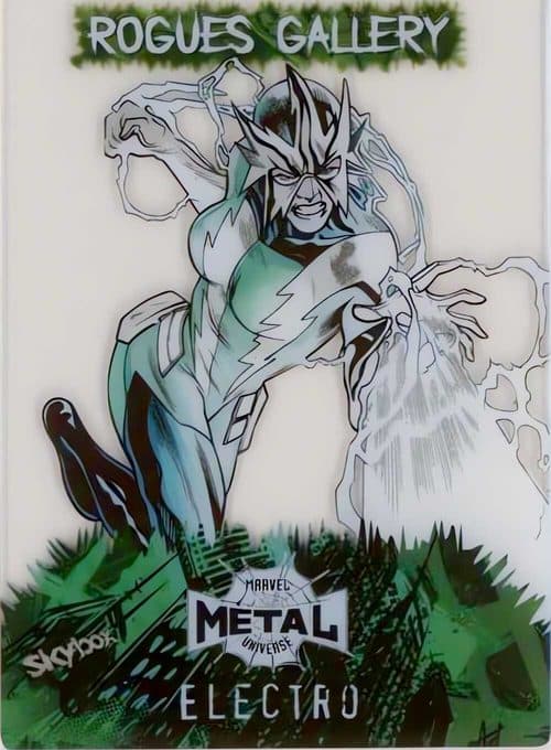 Electro #RG-7 — 2021 Upper Deck Marvel Metal Universe Spider-Man