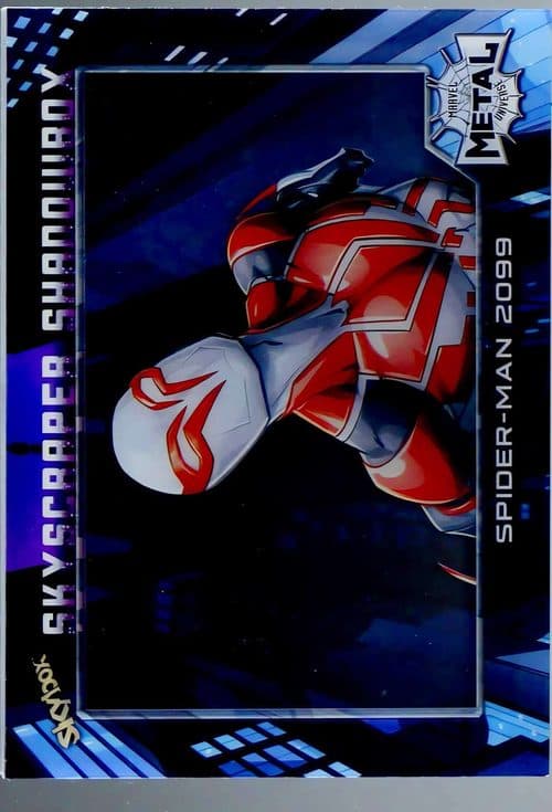 Spider-Man 2099 #SS19 — 2021 Upper Deck Marvel Metal Universe Spider-Man