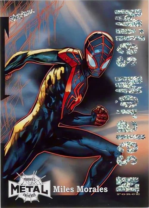Miles Morales #Z-20 — 2021 Upper Deck Marvel Metal Universe Spider-Man