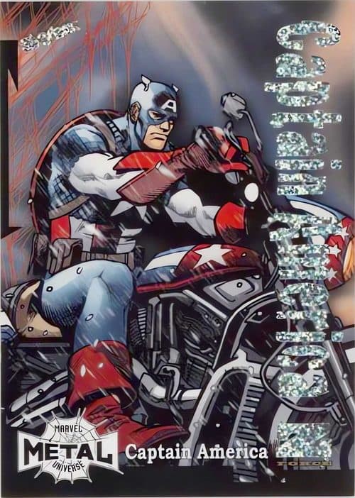 Captain America #Z-27 — 2021 Upper Deck Marvel Metal Universe Spider-Man