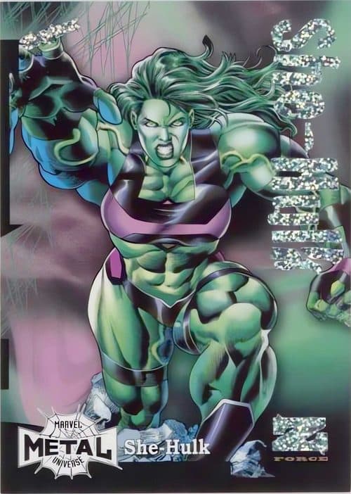 She-Hulk #Z-36 — 2021 Upper Deck Marvel Metal Universe Spider-Man