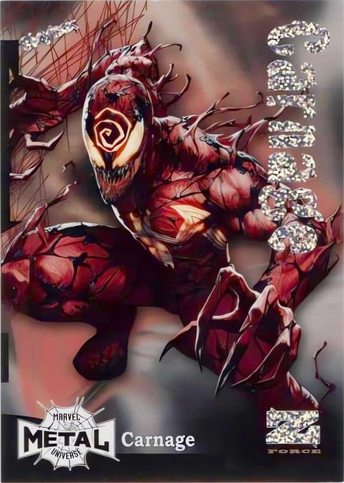 Carnage #Z-6 — 2021 Upper Deck Marvel Metal Universe Spider-Man