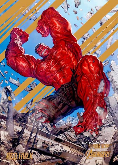 Red Hulk #56 — 2022 Marvel Fleer Ultra Avengers