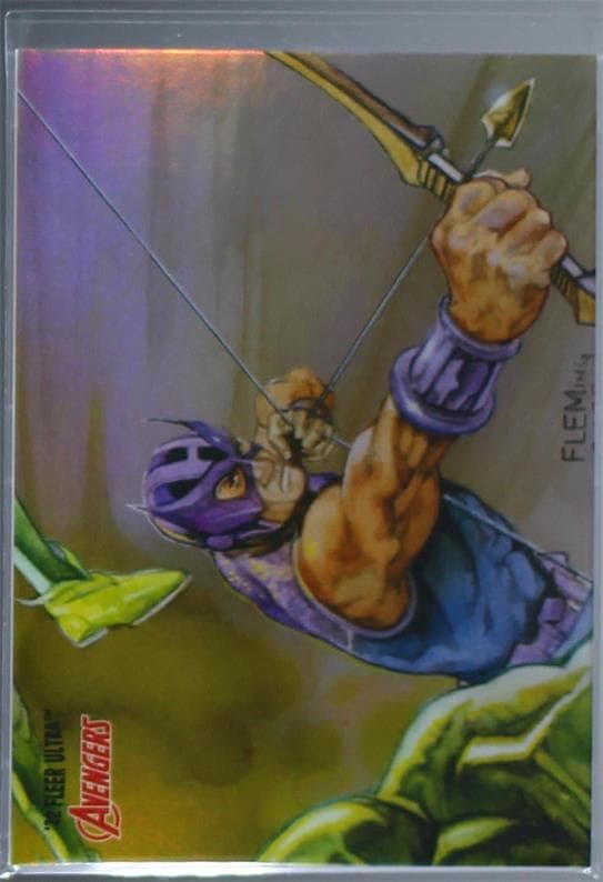 Hawkeye #5 OF 9 — 2022 Marvel Fleer Ultra Avengers