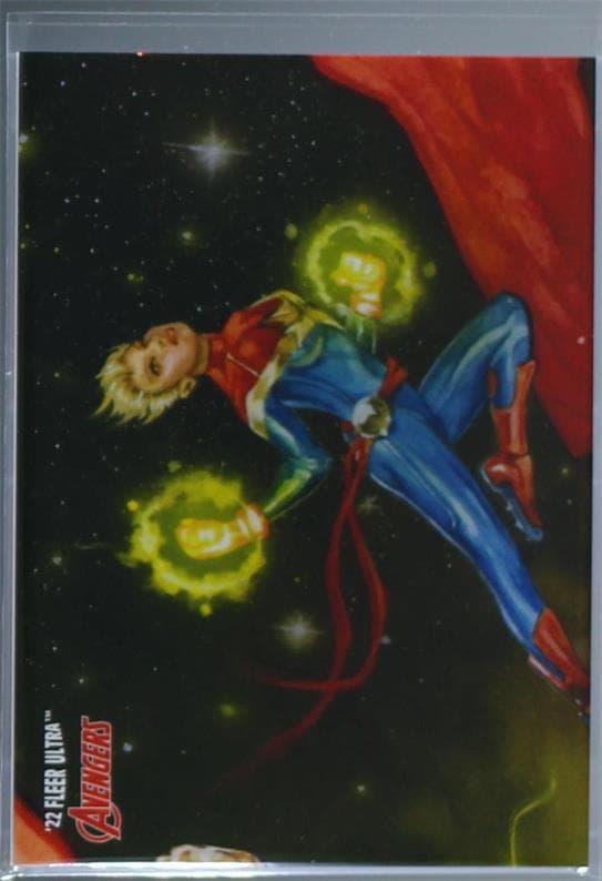 Captain Marvel #7 OF 9 — 2022 Marvel Fleer Ultra Avengers