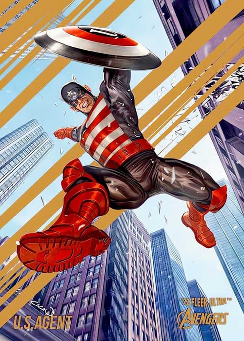 U.S. Agent #81 — 2022 Marvel Fleer Ultra Avengers