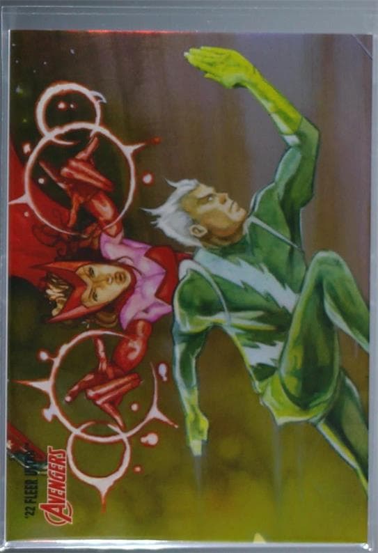 Quicksilver #8 OF 9 — 2022 Marvel Fleer Ultra Avengers