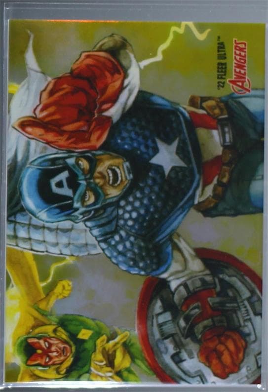 Captain America #9 OF 9 — 2022 Marvel Fleer Ultra Avengers