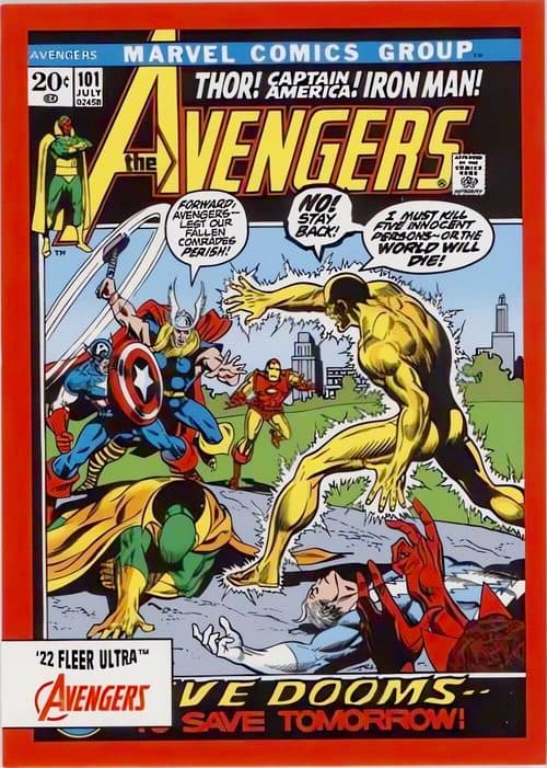 Avengers (1963) #101 #A-101 — 2022 Marvel Fleer Ultra Avengers