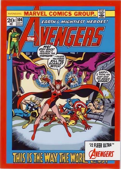 Avengers (1963) #104 #A-104 — 2022 Marvel Fleer Ultra Avengers
