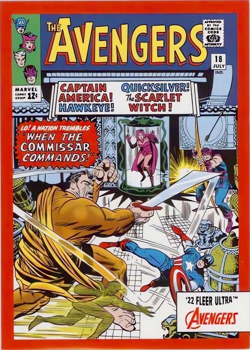 Avengers (1963) #18 #A-18 — 2022 Marvel Fleer Ultra Avengers