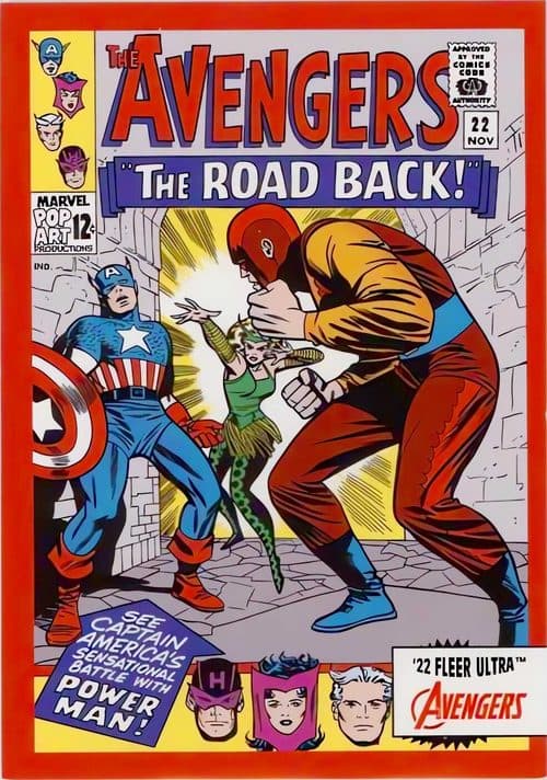 Avengers (1963) #22 #A-22 — 2022 Marvel Fleer Ultra Avengers