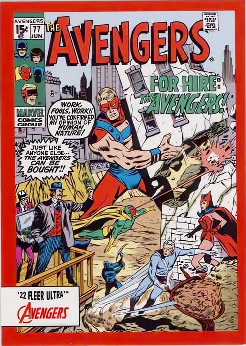 Avengers (1963) #77 #A-77 — 2022 Marvel Fleer Ultra Avengers