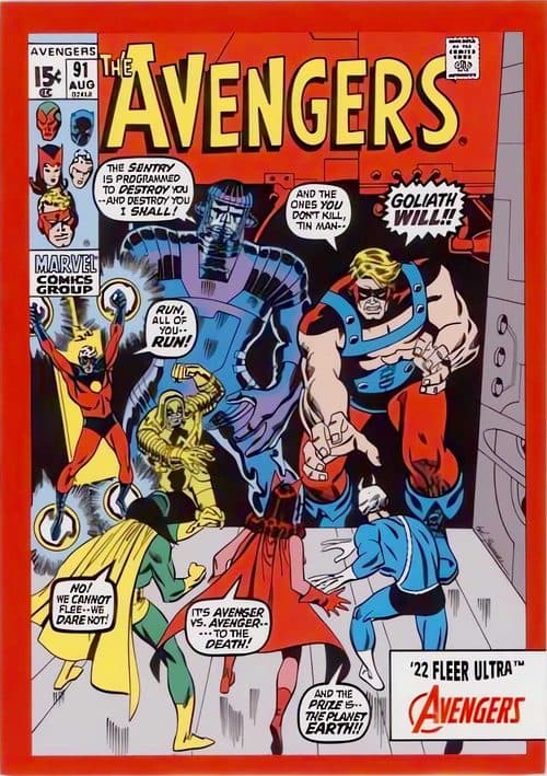 Avengers (1963) #91 #A-91 — 2022 Marvel Fleer Ultra Avengers