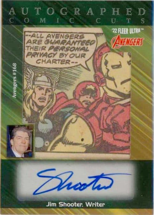 Jim Shooter - Avengers (1963) #168 #ACC-AVG168 — 2022 Marvel Fleer Ultra Avengers