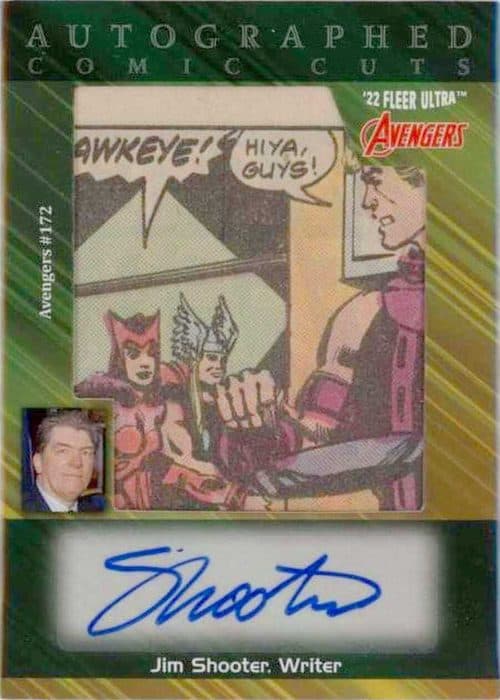 Jim Shooter - Avengers (1963) #172 #ACC-AVG172 — 2022 Marvel Fleer Ultra Avengers