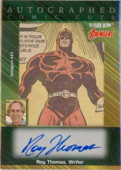 Roy Thomas - Avengers (1963) #43 #ACC-AVG43 — 2022 Marvel Fleer Ultra Avengers