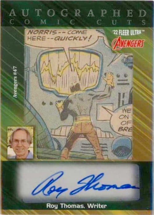 Roy Thomas - Avengers (1963) #47 #ACC-AVG47 — 2022 Marvel Fleer Ultra Avengers