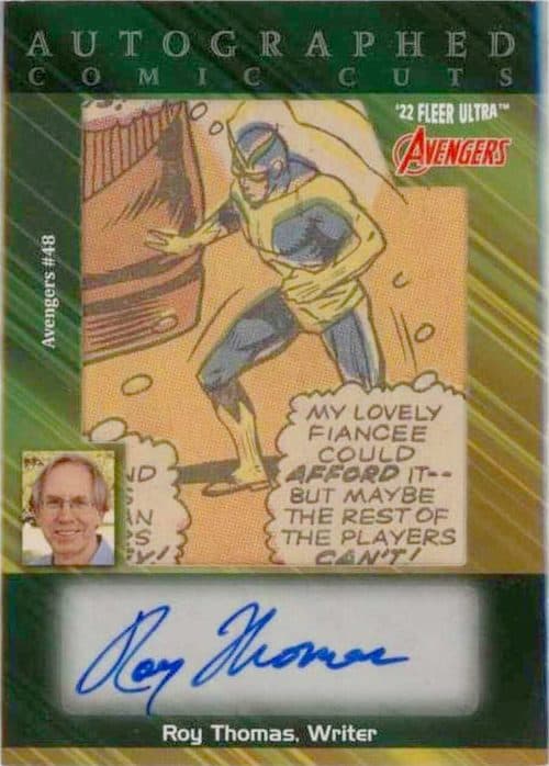 Roy Thomas - Avengers (1963) #48 #ACC-AVG48 — 2022 Marvel Fleer Ultra Avengers